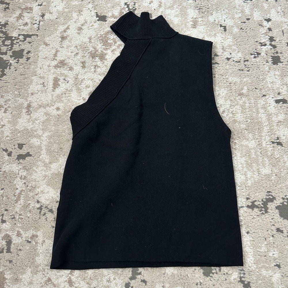 Alice + Olivia Black Top Size XL - Picture 2 of 4